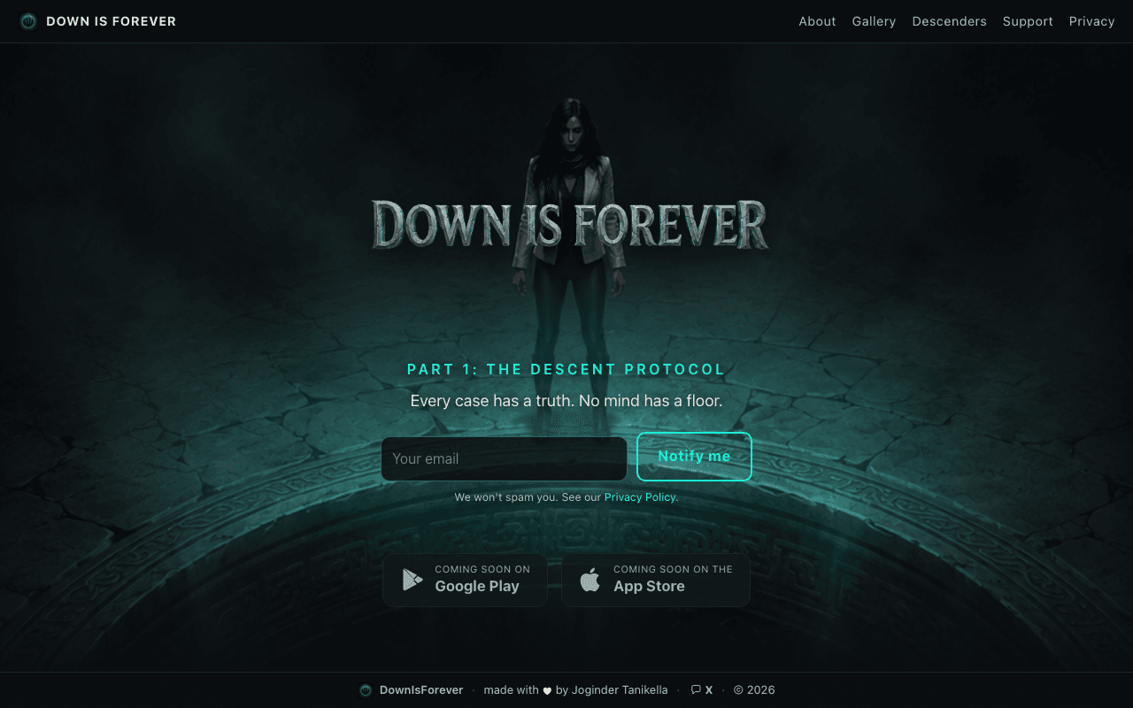 DownIsForever screenshot