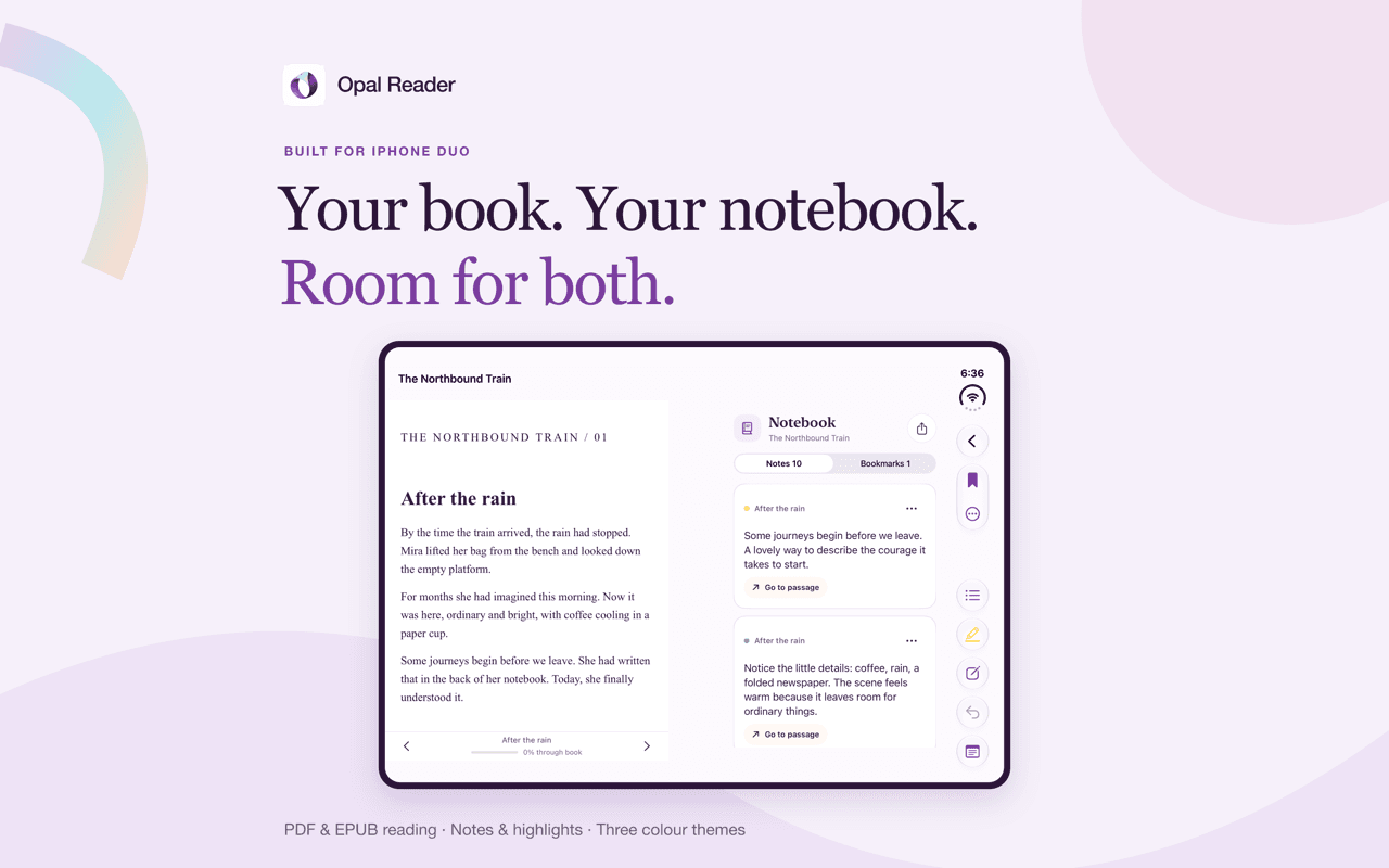 Opal Reader screenshot